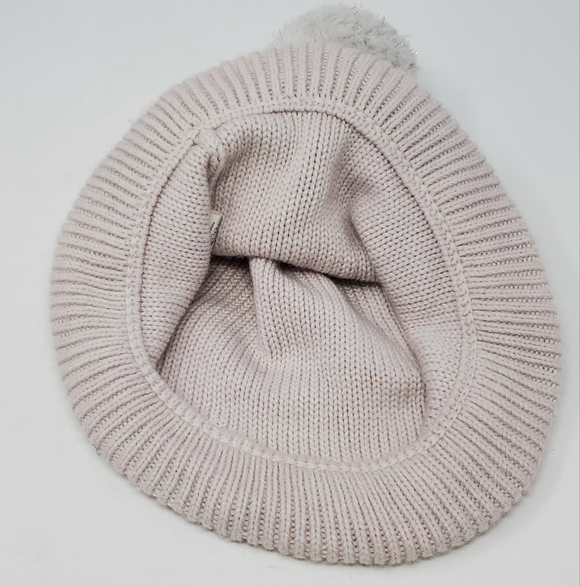 LULULEMON 100% MERINO WOOL PINK POM POM BEANIE HAT TOQUE  KNITWEAR WOMEN OS - Picture 8 of 14